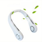 Portable Neck Fan USB Rechargeable Adjustable Personal Fan for Indoor & Outdoor Use