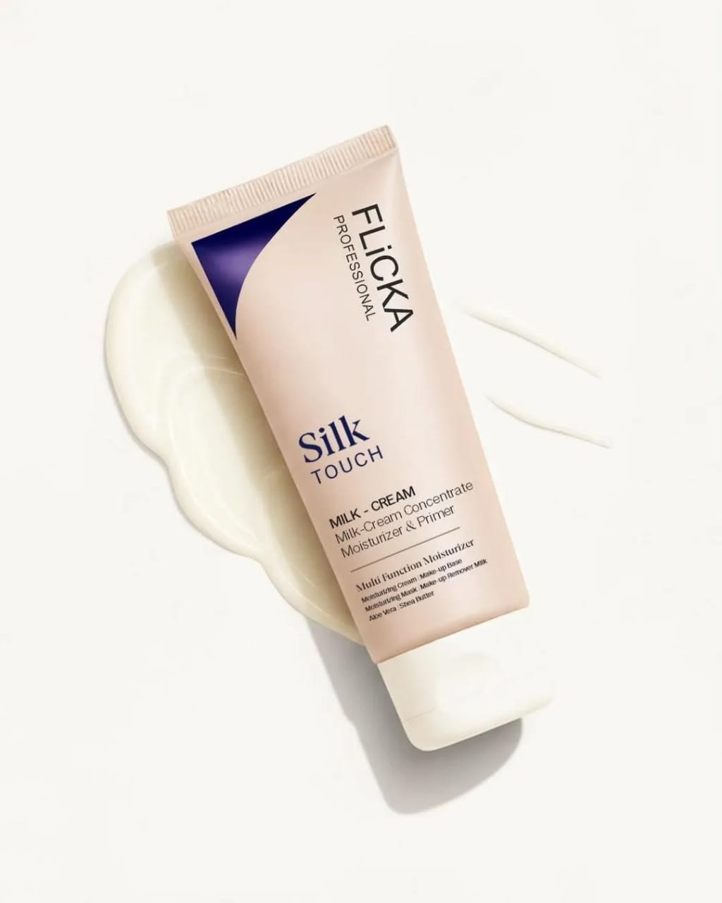 Flicka Silk Touch Milk Cream Primer & Moisturizer Hydrating formula for silky smooth skin and long-lasting - 60g