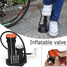 Single Cylinder Foot Air Pump with Pressure Gauge
