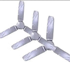 Ceiling Fan Covers with Motor Cover Dustproof, Heatproof, Waterproof, 4 Pcs, Grey, Easy to Install