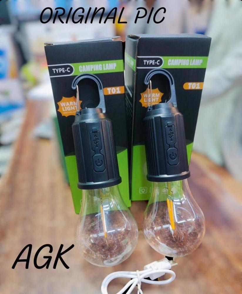 Rechargeable Outdoor Camping Bulb with Type-C Port